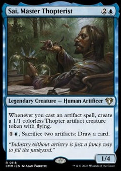 Sai, Master Thopterist⁣ - Commander Masters⁣ (Rare)⁣ [118]