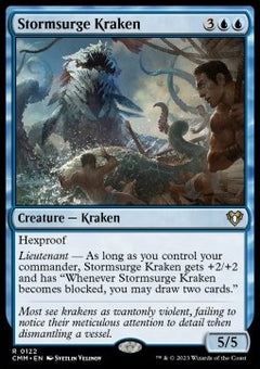 Stormsurge Kraken⁣ - Commander Masters⁣ (Rare)⁣ [122]