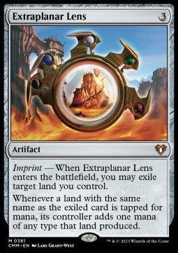 Extraplanar Lens⁣ - Commander Masters⁣ (Mythic)⁣ [381]