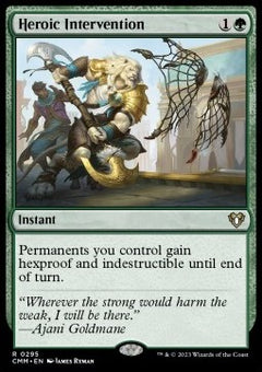 Heroic Intervention⁣ - Commander Masters⁣ (Rare)⁣ [295]