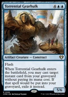 Torrential Gearhulk⁣ - Commander Masters⁣ (Rare)⁣ [128]