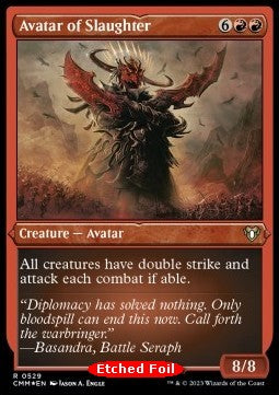 Avatar of Slaughter⁣ - Commander Masters: Extras⁣ (Rare)⁣ [529]