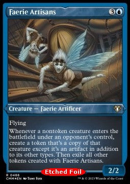 Faerie Artisans⁣ - Commander Masters: Extras⁣ (Rare)⁣ [488]