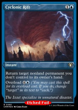 Cyclonic Rift⁣ - Commander Masters: Extras⁣ (Rare)⁣ [485]