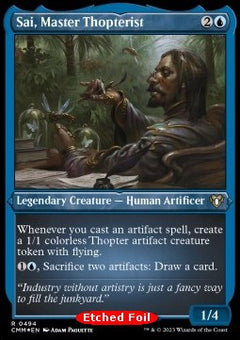 Sai, Master Thopterist⁣ - Commander Masters: Extras⁣ (Rare)⁣ [494]