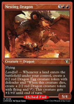 Nesting Dragon⁣ - Commander Masters: Extras⁣ (Rare)⁣ [546]