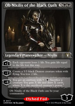Ob Nixilis of the Black Oath⁣ - Commander Masters: Extras⁣ (Rare)⁣ [517]