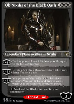 Ob Nixilis of the Black Oath⁣ - Commander Masters: Extras⁣ (Rare)⁣ [517]