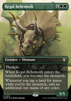 Regal Behemoth (V.2)⁣ - Commander Masters: Extras⁣ (Rare)⁣ [651]