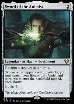 Sword of the Animist⁣ - Commander Masters⁣ (Rare)⁣ [413]