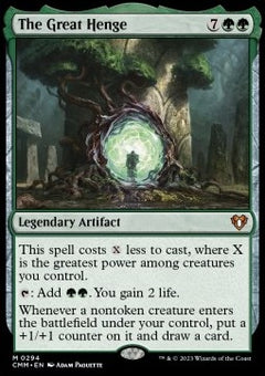 The Great Henge⁣ - Commander Masters⁣ (Mythic)⁣ [294]