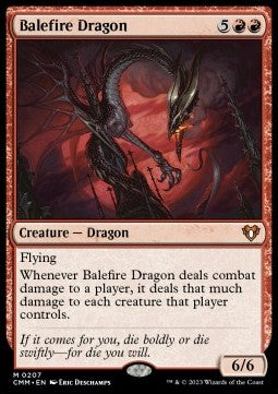 Balefire Dragon⁣ - Commander Masters⁣ (Mythic)⁣ [207]