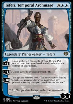 Teferi, Temporal Archmage⁣ - Commander Masters⁣ (Rare)⁣ [125]