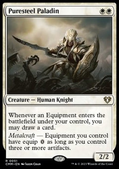 Puresteel Paladin⁣ - Commander Masters⁣ (Rare)⁣ [51]