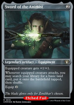 Sword of the Animist⁣ - Commander Masters: Extras⁣ (Rare)⁣ [616]