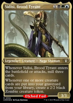 Sidisi, Brood Tyrant⁣ - Commander Masters: Extras⁣ (Rare)⁣ [592]