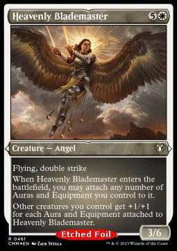 Heavenly Blademaster⁣ - Commander Masters: Extras⁣ (Rare)⁣ [461]