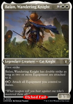 Balan, Wandering Knight⁣ - Commander Masters: Extras⁣ (Rare)⁣ [458]