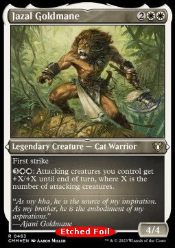 Jazal Goldmane⁣ - Commander Masters: Extras⁣ (Rare)⁣ [463]