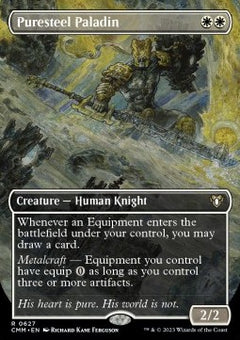 Puresteel Paladin (V.2)⁣ - Commander Masters: Extras⁣ (Rare)⁣ [627]