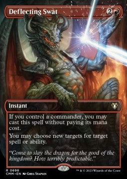 Deflecting Swat (V.2)⁣ - Commander Masters: Extras⁣ (Rare)⁣ [698]
