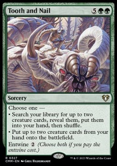 Tooth and Nail⁣ - Commander Masters⁣ (Rare)⁣ [327]