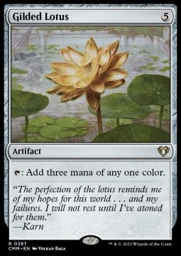 Gilded Lotus⁣ - Commander Masters⁣ (Rare)⁣ [387]