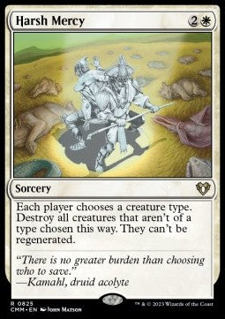 Harsh Mercy⁣ - Commander Masters: Extras⁣ (Rare)⁣ [825]