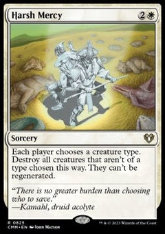 Harsh Mercy⁣ - Commander Masters: Extras⁣ (Rare)⁣ [825]
