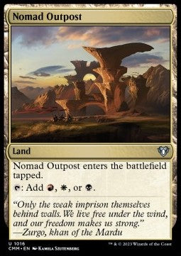 Nomad Outpost⁣ - Commander Masters: Extras⁣ (Uncommon)⁣ [1016]
