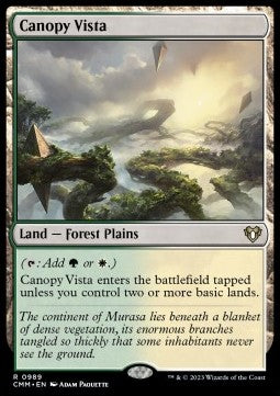 Canopy Vista⁣ - Commander Masters: Extras⁣ (Rare)⁣ [989]