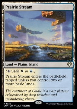 Prairie Stream⁣ - Commander Masters: Extras⁣ (Rare)⁣ [1020]