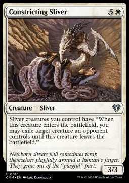 Constricting Sliver⁣ - Commander Masters: Extras⁣ (Uncommon)⁣ [818]