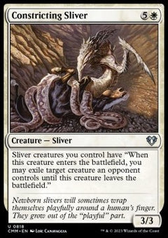 Constricting Sliver⁣ - Commander Masters: Extras⁣ (Uncommon)⁣ [818]