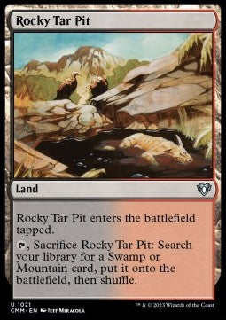 Rocky Tar Pit⁣ - Commander Masters: Extras⁣ (Uncommon)⁣ [1021]