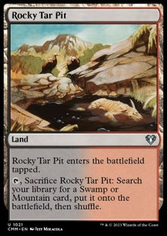 Rocky Tar Pit⁣ - Commander Masters: Extras⁣ (Uncommon)⁣ [1021]
