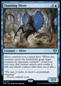 Taunting Sliver⁣ - Commander Masters: Extras⁣ (Rare)⁣ [727]