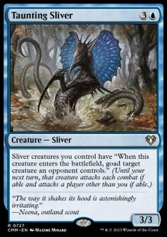 Taunting Sliver⁣ - Commander Masters: Extras⁣ (Rare)⁣ [727]