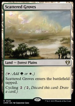 Scattered Groves⁣ - Commander Masters: Extras⁣ (Rare)⁣ [1026]