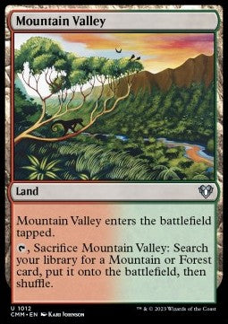 Mountain Valley⁣ - Commander Masters: Extras⁣ (Uncommon)⁣ [1012]