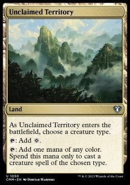 Unclaimed Territory⁣ - Commander Masters: Extras⁣ (Uncommon)⁣ [1050]