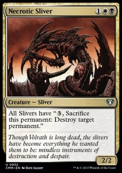 Necrotic Sliver⁣ - Commander Masters: Extras⁣ (Uncommon)⁣ [932]