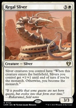 Regal Sliver⁣ - Commander Masters: Extras⁣ (Rare)⁣ [724]
