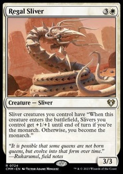 Regal Sliver⁣ - Commander Masters: Extras⁣ (Rare)⁣ [724]