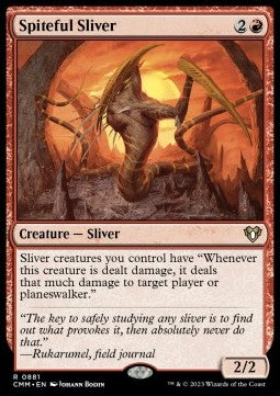 Spiteful Sliver⁣ - Commander Masters: Extras⁣ (Rare)⁣ [881]