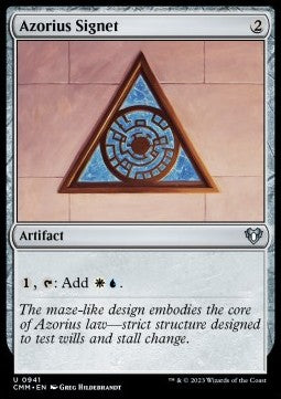 Azorius Signet⁣ - Commander Masters: Extras⁣ (Uncommon)⁣ [941]