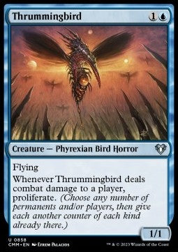 Thrummingbird⁣ - Commander Masters: Extras⁣ (Uncommon)⁣ [858]
