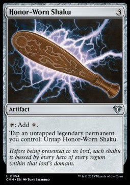 Honor-Worn Shaku⁣ - Commander Masters: Extras⁣ (Uncommon)⁣ [954]