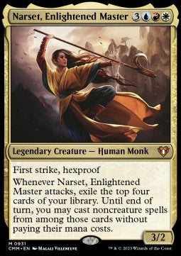 Narset, Enlightened Master⁣ - Commander Masters: Extras⁣ (Mythic)⁣ [931]