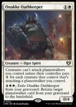Onakke Oathkeeper (V.1)⁣ - Commander Masters: Extras⁣ (Rare)⁣ [722]